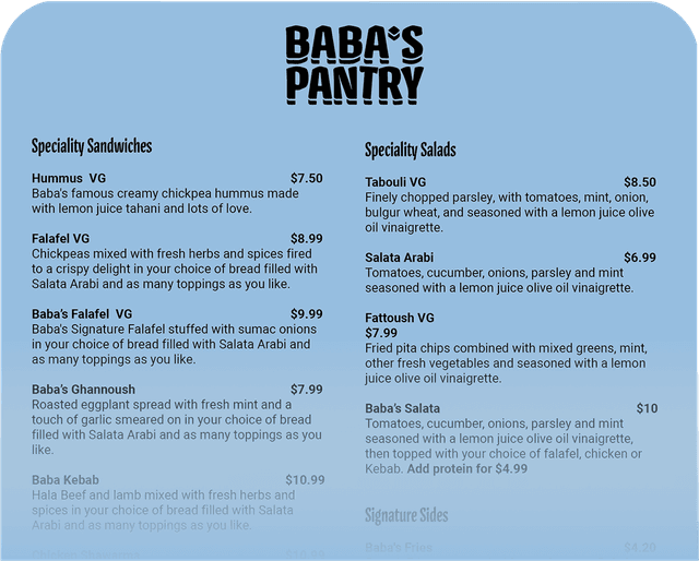 Baba's Pantry in Kansas City